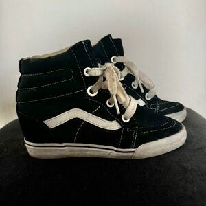 Vans old school wedges size 7